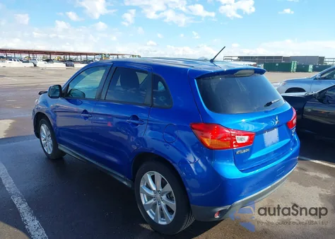 2015 Mitsubishi Outlander Sport Es from USA, damaged, VIN 4A4AP3AW9FE047391